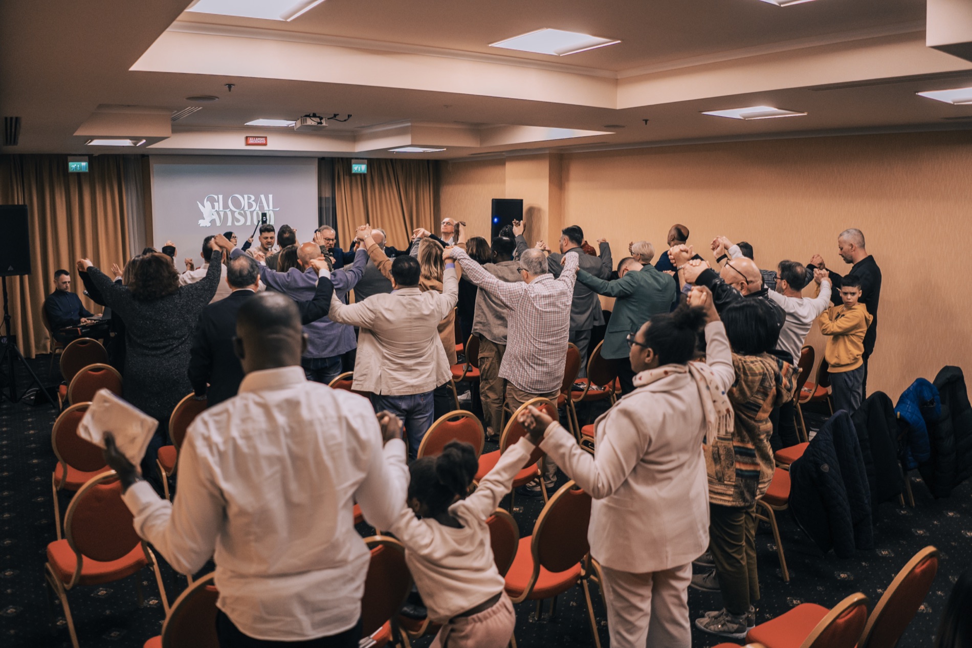 Assemblea Global Vision durante un evento